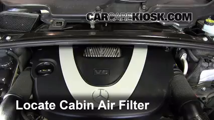 2010 Mercedes-Benz R350 4Matic 3.5L V6 Filtro de aire (interior) Cambio